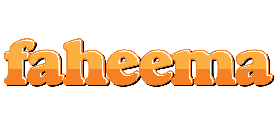 Faheema orange logo