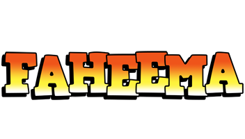 Faheema sunset logo