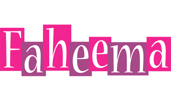 Faheema whine logo