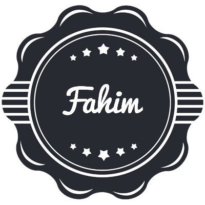 Fahim badge logo