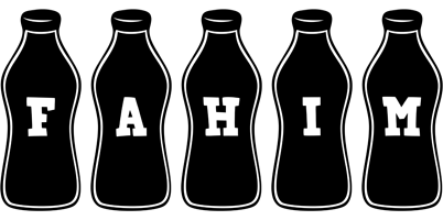 Fahim bottle logo