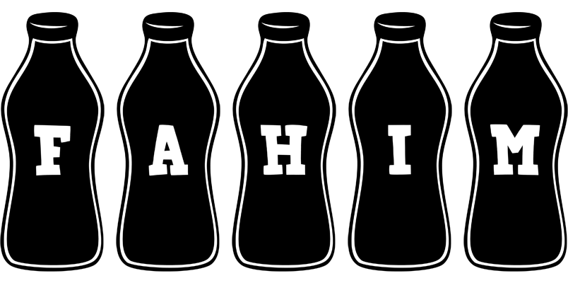 Fahim bottle logo