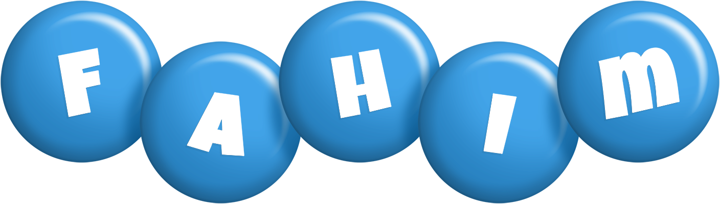 Fahim candy-blue logo