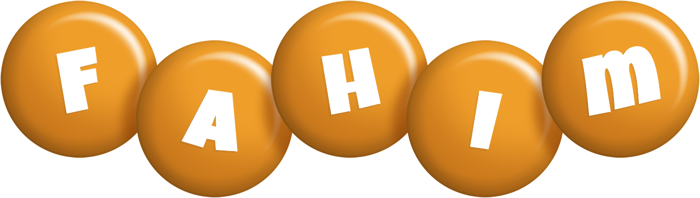 Fahim candy-orange logo