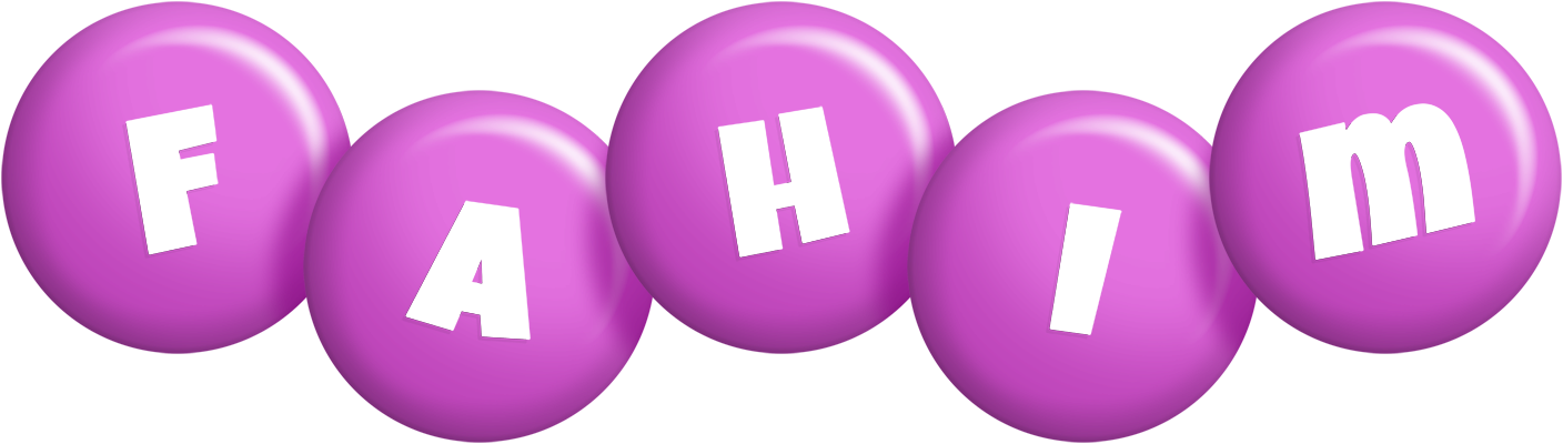 Fahim candy-purple logo