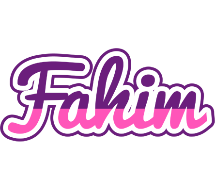 Fahim cheerful logo