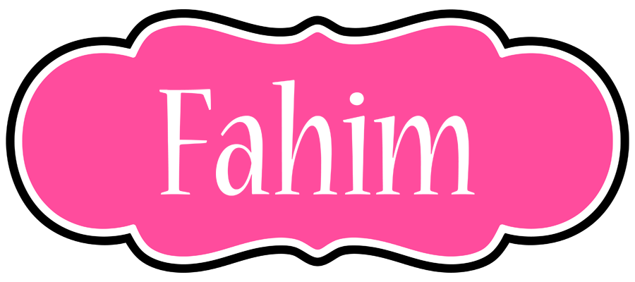 Fahim invitation logo