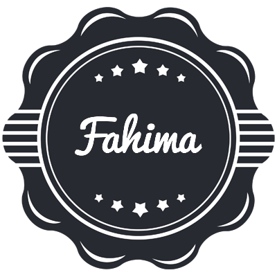 Fahima badge logo