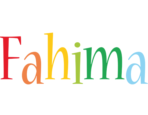 Fahima birthday logo