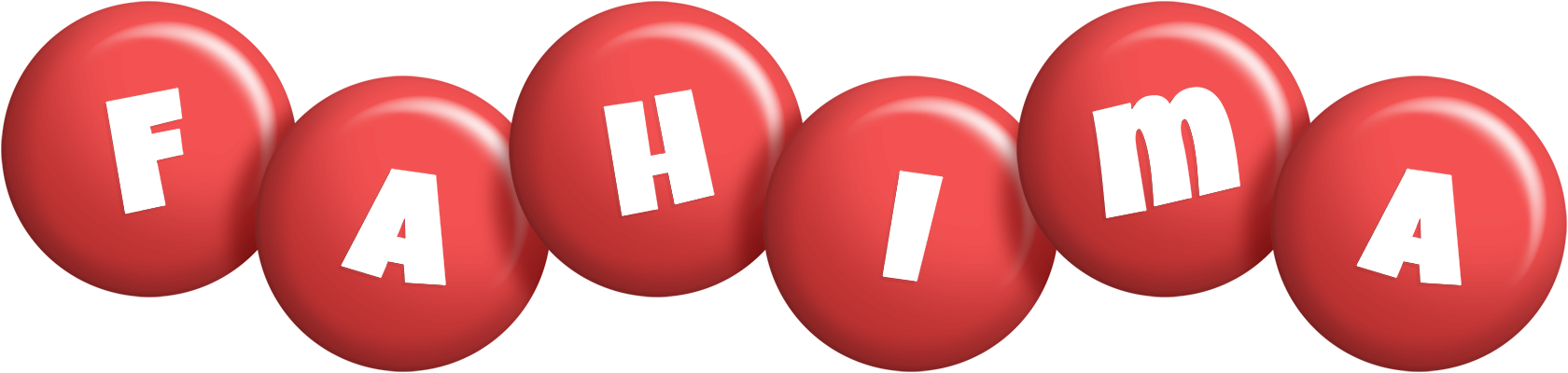 Fahima candy-red logo