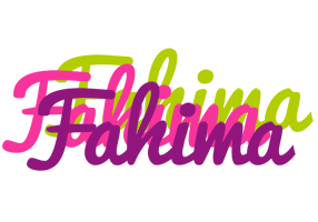 Fahima flowers logo