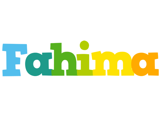 Fahima rainbows logo