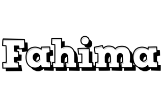 Fahima snowing logo