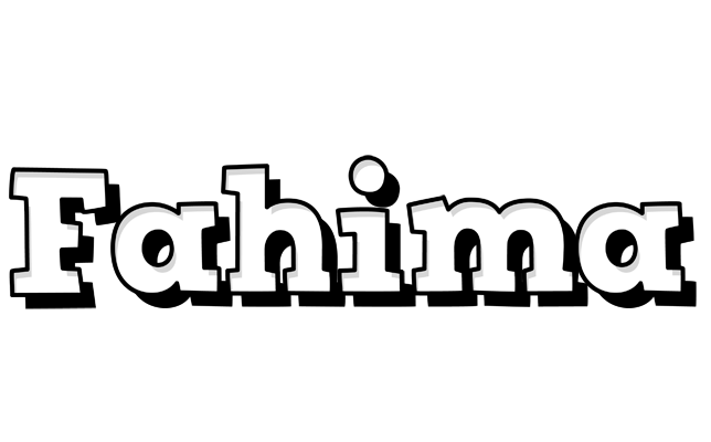 Fahima snowing logo