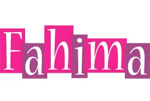 Fahima whine logo