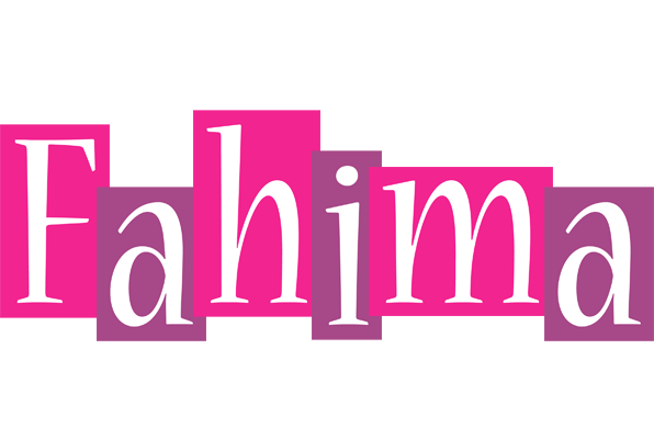 Fahima whine logo