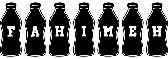 Fahimeh bottle logo