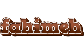 Fahimeh brownie logo