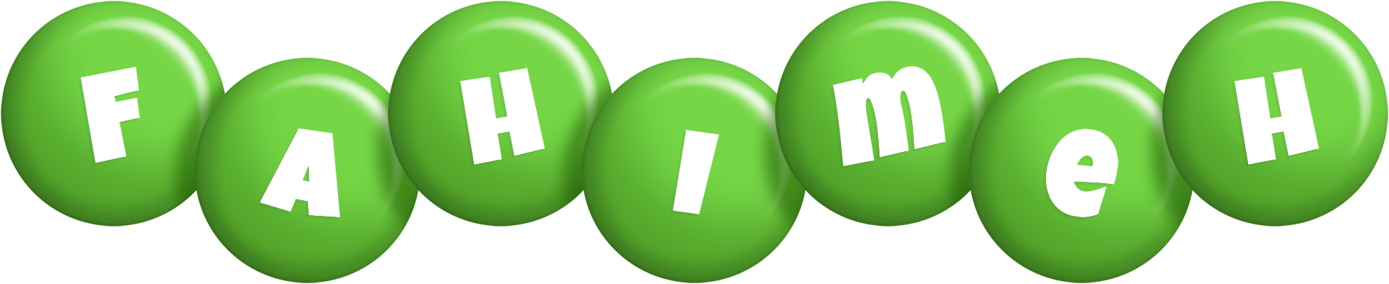 Fahimeh candy-green logo