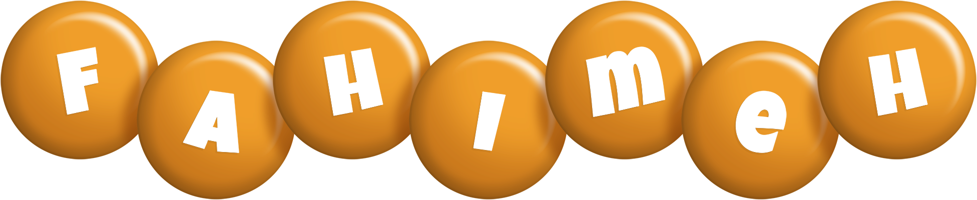 Fahimeh candy-orange logo