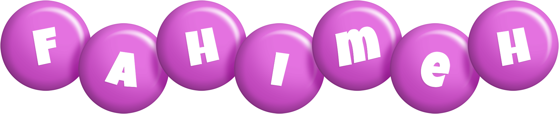 Fahimeh candy-purple logo