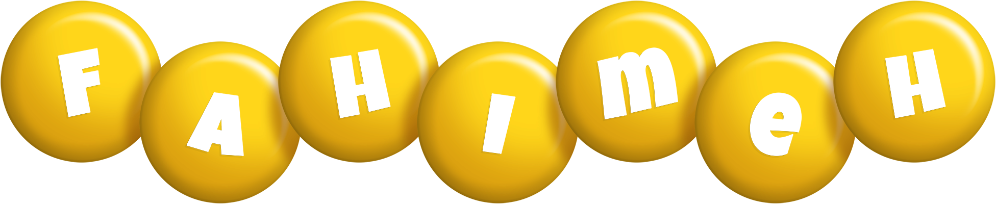 Fahimeh candy-yellow logo