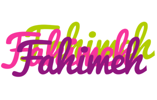 Fahimeh flowers logo