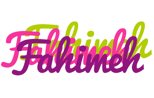 Fahimeh flowers logo