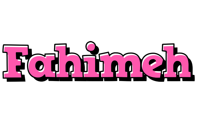 Fahimeh girlish logo