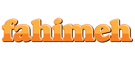 Fahimeh orange logo