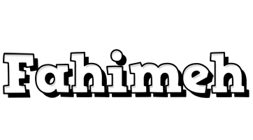 Fahimeh snowing logo