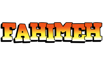 Fahimeh sunset logo