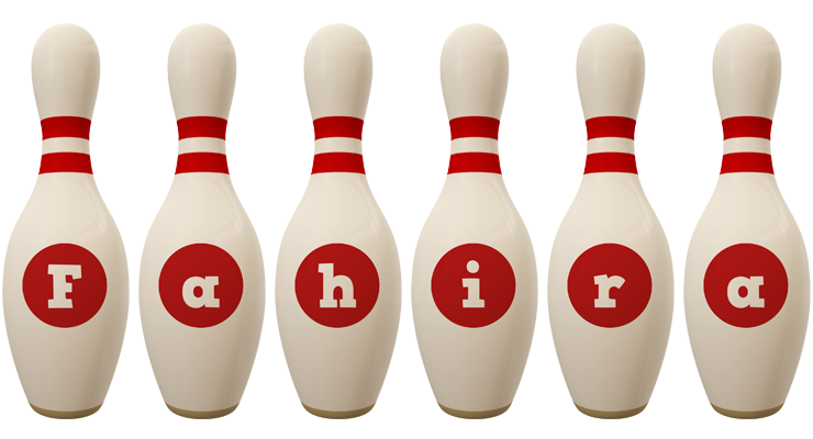 Fahira bowling-pin logo