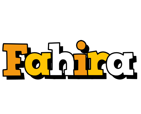Fahira cartoon logo