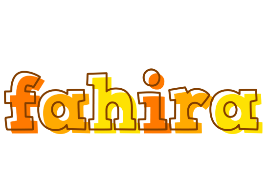 Fahira desert logo
