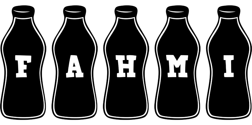 Fahmi bottle logo