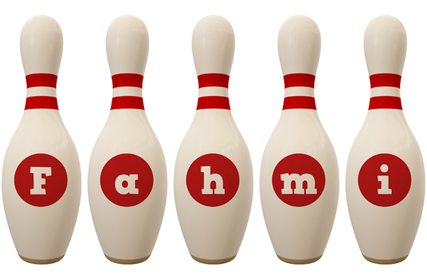 Fahmi bowling-pin logo