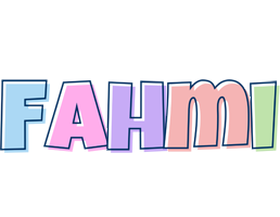 Fahmi pastel logo