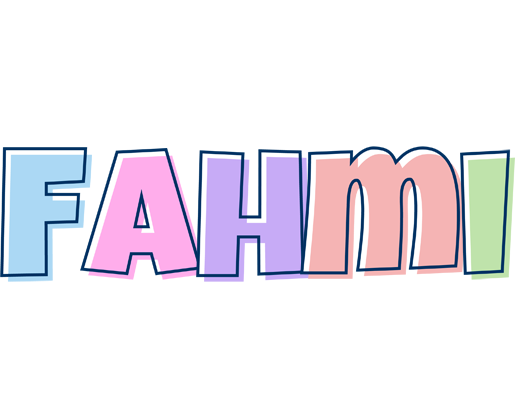 Fahmi pastel logo