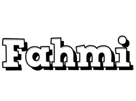 Fahmi snowing logo