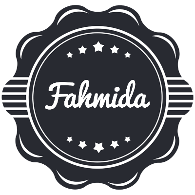 Fahmida badge logo