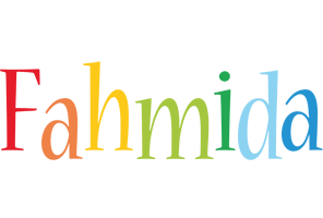 Fahmida birthday logo