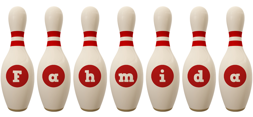 Fahmida bowling-pin logo
