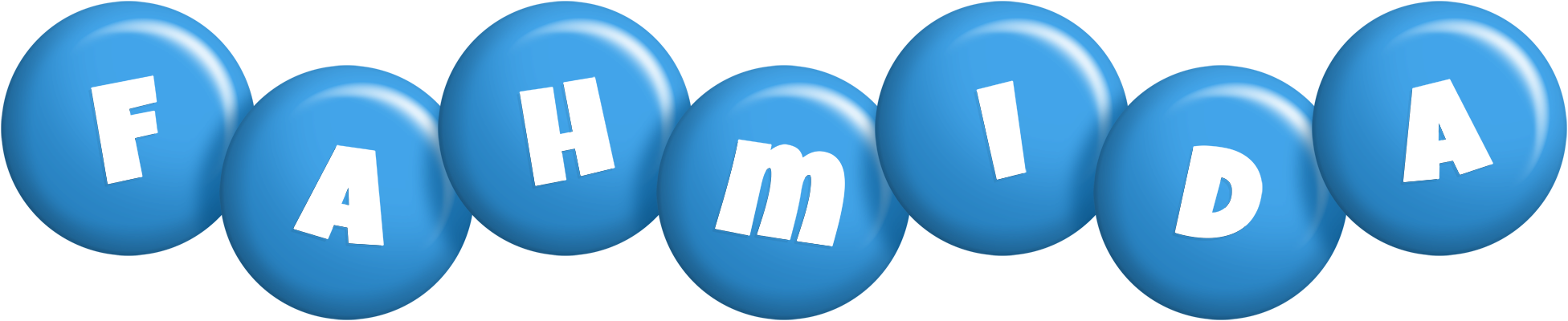 Fahmida candy-blue logo