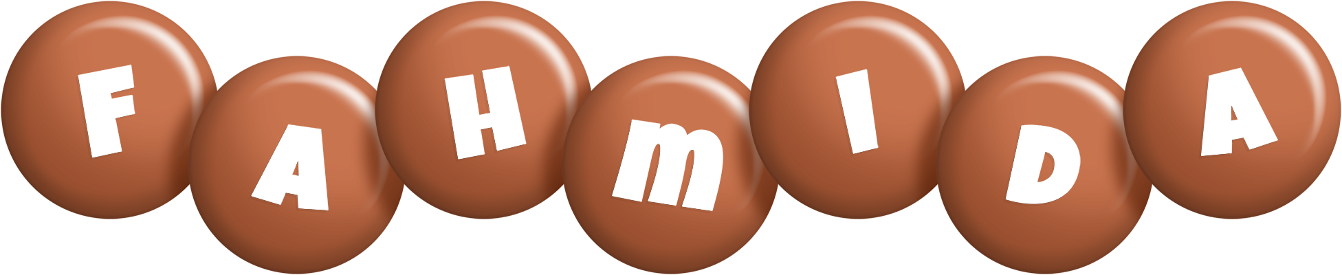 Fahmida candy-brown logo
