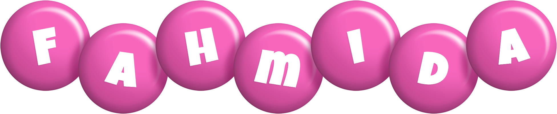 Fahmida candy-pink logo
