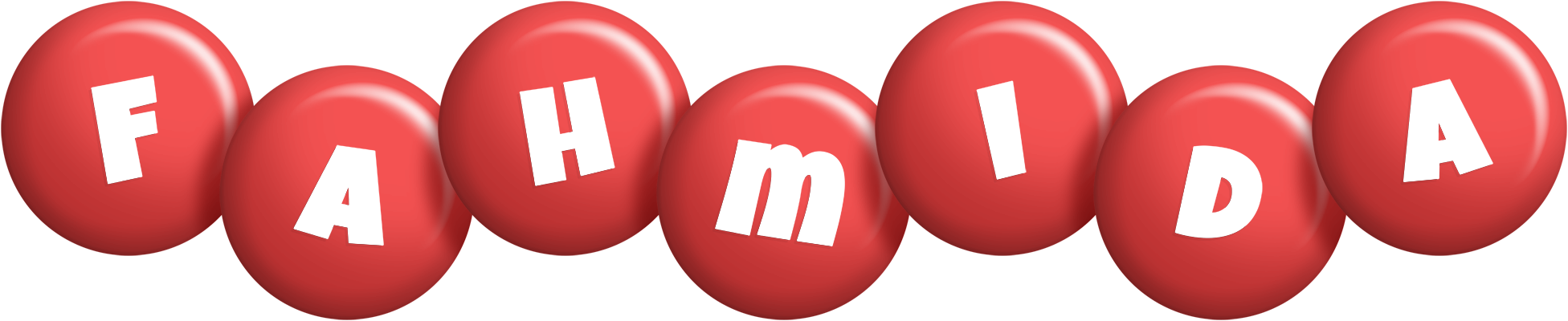 Fahmida candy-red logo