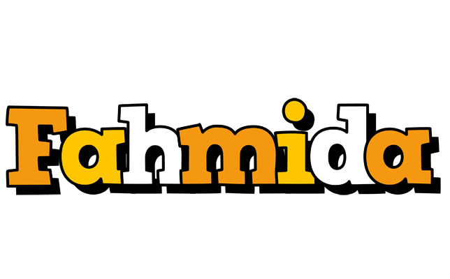 Fahmida cartoon logo