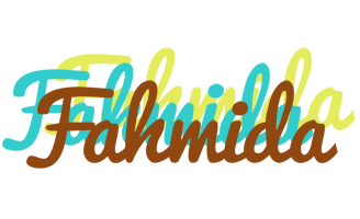Fahmida cupcake logo