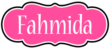 Fahmida invitation logo